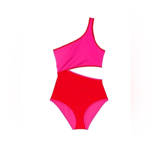 🆕 RESERVED 806 VICTORIA'S SECRET VS SWIM Cutout One-Piece Swimsuit Medium - Picture 3 of 10